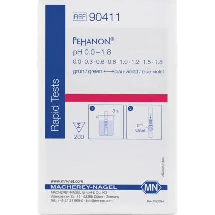 Macherey-Nagel PEHANON pH Teststreifen pH 0,0-1,8 Verkaufsverpackung 200 Stück 90411