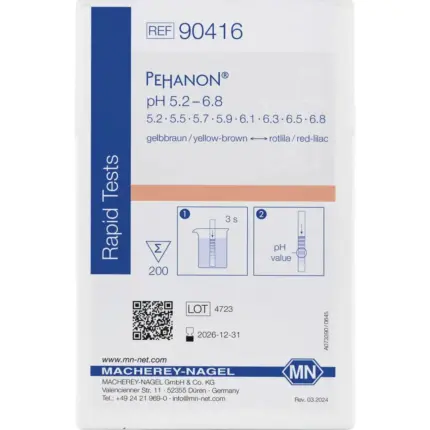 Macherey-Nagel PEHANON pH Teststreifen pH 5,2-6,8 Verkaufsverpackung 200 Stück 90416