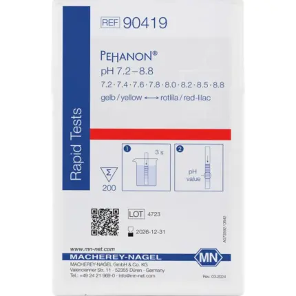 Macherey-Nagel PEHANON pH Teststreifen pH 7,2-8,8 Verkaufsverpackung 200 Stück 90419
