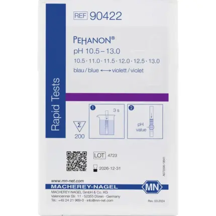Macherey-Nagel PEHANON pH Teststreifen pH 10,5-13,0 Verkaufsverpackung 200 Stück 90422