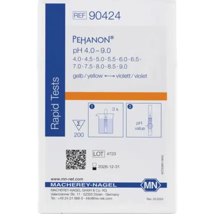 Macherey-Nagel PEHANON pH Teststreifen pH 4,0-9,0 Verkaufsverpackung 200 Stück 90424