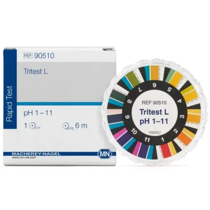 Macherey-Nagel TRITEST L pH Testpapier pH 1-11 Plastikspender mit Farbskala und Verpackung 90510