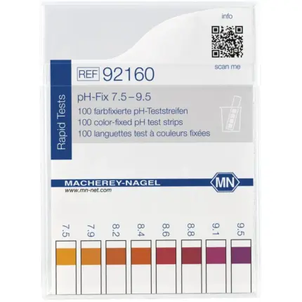 Macherey-Nagel pH-Fix 7,5–9,5 Kunststoffdose Vorderansicht REF 92160