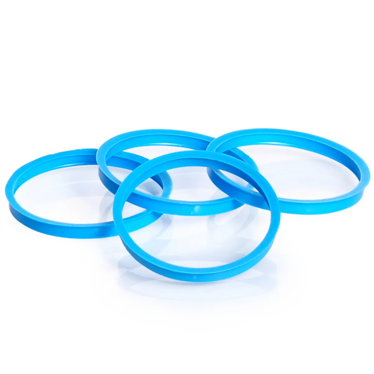 DURAN YOUTILITY GL 45 Ausgießring PP Cyan – Mehrfachpack DURAN YOUTILITY GL 45 Ausgießring aus PP in Cyan für tropffreies Ausgießen im freigestellten Format