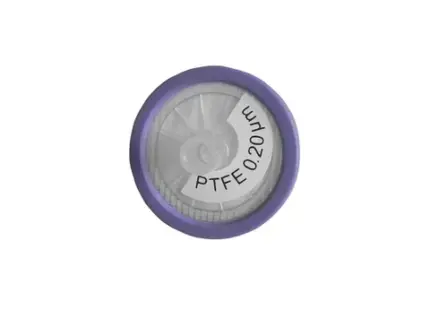 AHN pipet4u Oasis PTFE-Membranfilter mit einer Porenweite von 0,2 um in runder Ausführung vor hellem Hintergrund