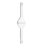 DURAN Pipeline-Filter mit integrierter Glasfilterplatte aus Borosilikatglas 3.3, 30 mm Filterdurchmesser in Vorderansicht im freigestellten Format