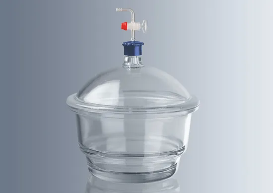 Marienfeld Simax Exsikkator mit Hahn für Vakuumlagerung, Planflansch, austauschbarem Deckel und Plastikknauf aus Borosilikatglas 3.3 Marienfeld Simax Exsikkator mit Hahn für Vakuumlagerung, Planflansch, austauschbarem Deckel und Plastikknauf aus Borosilikatglas 3.3 in Vorderansicht im freigestellten Format