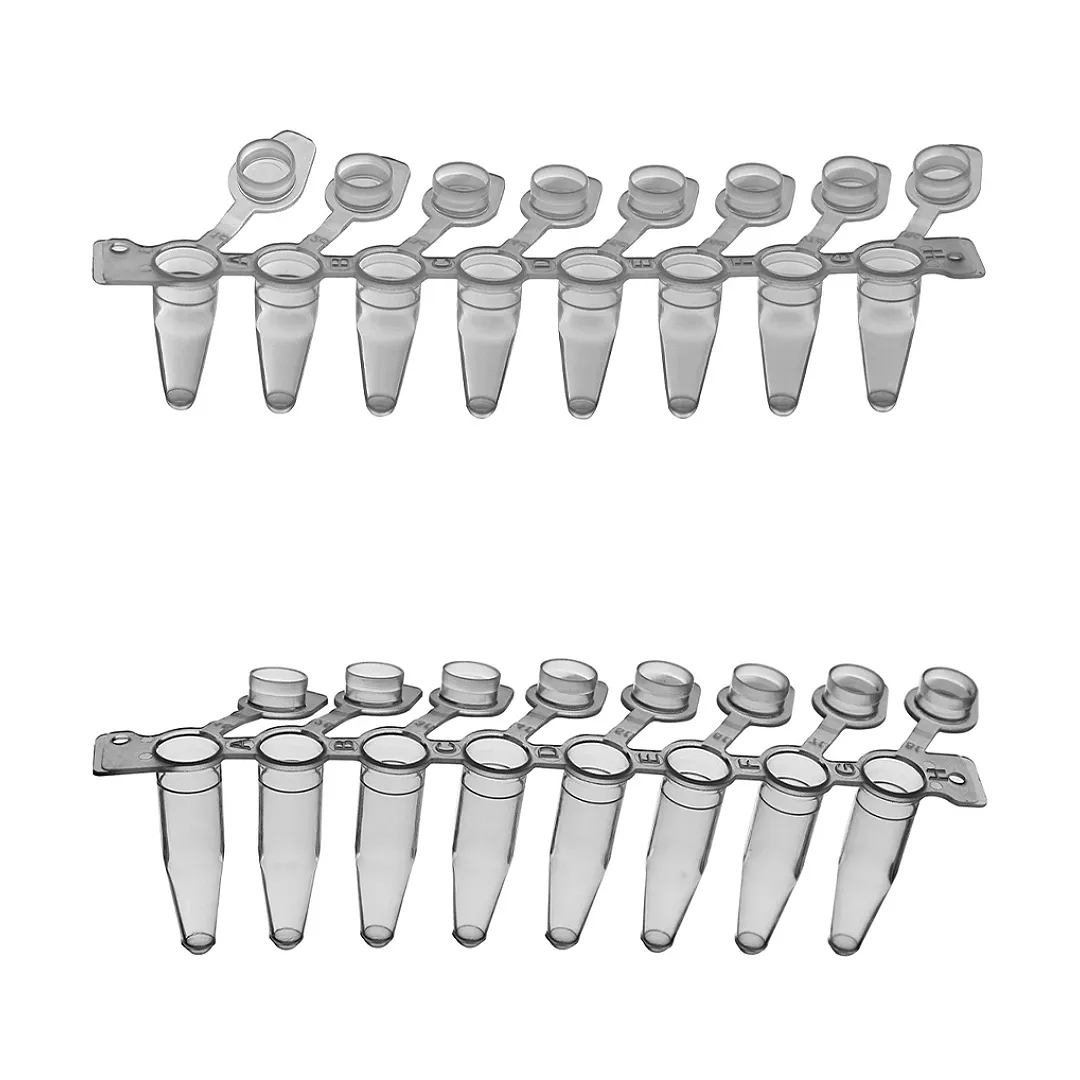 AHN myTube PCR-Röhrchenstreifen, 8er-Streifen, 0,1–0,2 ml AHN myTube PCR-Röhrchenstreifen, 8er-Streifen, 0,1–0,2 ml, PP – Bild 1