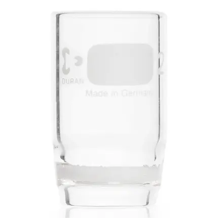 DURAN Gooch-Filtertiegel mit Sinterplatte, 15 ml, Borosilikatglas 3.3, Filtertiegel mit integrierter Sinterplatte in Vorderansicht im freigestellten Format
