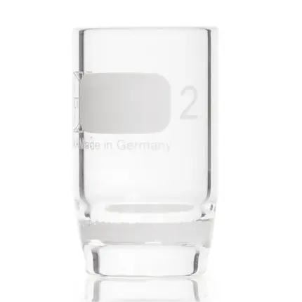 DURAN Gooch-Filtertiegel mit Sinterplatte, 8 ml, Borosilikatglas 3.3, Filtertiegel mit integrierter Sinterplatte in Vorderansicht im freigestellten Format
