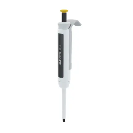 IKA PETTE fix mechanische Einkanal-Fixvolumen-Pipette 50 µl mit DLC-beschichtetem Edelstahl-Kolben nach ISO 8655.