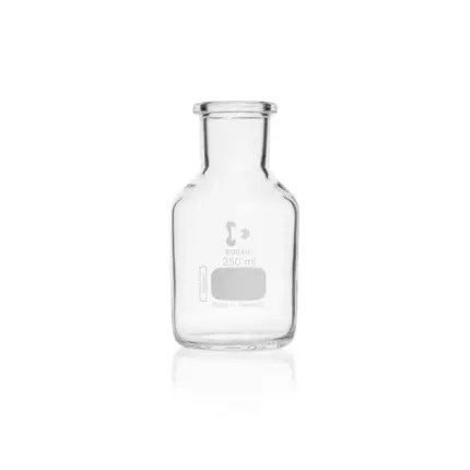 DURAN Mikrobiologie-Weithalsflasche 250 ml aus Borosilikatglas 3.3 ungeschliffen