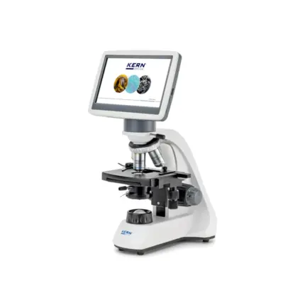 KERN OBT 231 digitales Durchlichtmikroskop mit 7 Zoll LCD Display in Gesamtansicht
