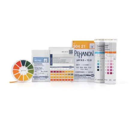 Macherey-Nagel Schnellteste PEHANON pH-Fix Quantofix Teststreifen Gruppenbild Sortiment